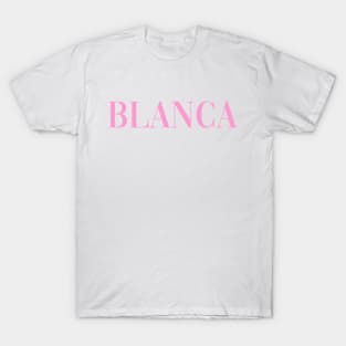 Blanca - Pose - Pink T-Shirt